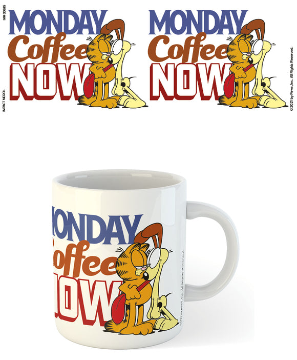 Mug: Garfield - Monday Coffee Now