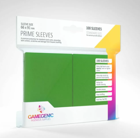 Gamegenic: Prime Green Sleeves