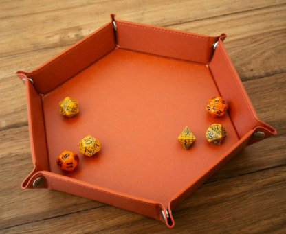 LPG Hex Dice Tray 8" Red