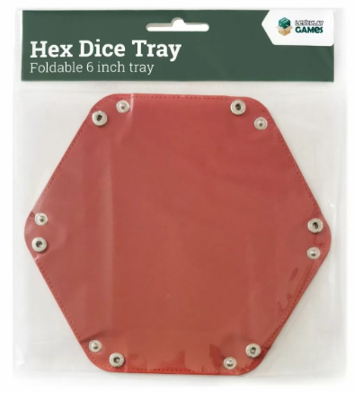 LPG Hex Dice Tray 6" Red