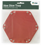 LPG Hex Dice Tray 6" Red