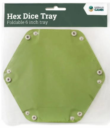 LPG Hex Dice Tray 6" Green