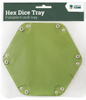 LPG Hex Dice Tray 6" Green