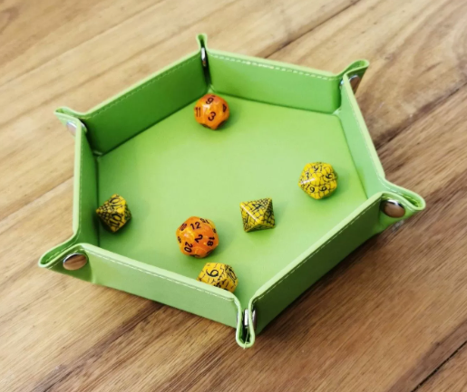 LPG Hex Dice Tray 6" Green