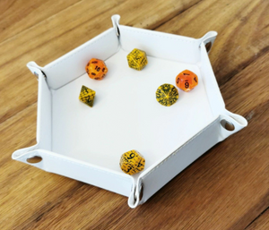 LPG Hex Dice Tray 6" White