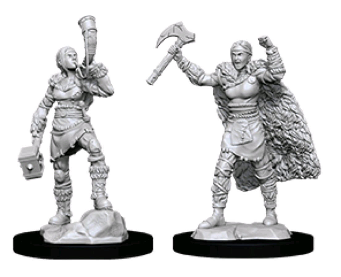 D&D Figure: Female Human Barbarian