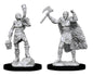 D&D Figure: Female Human Barbarian