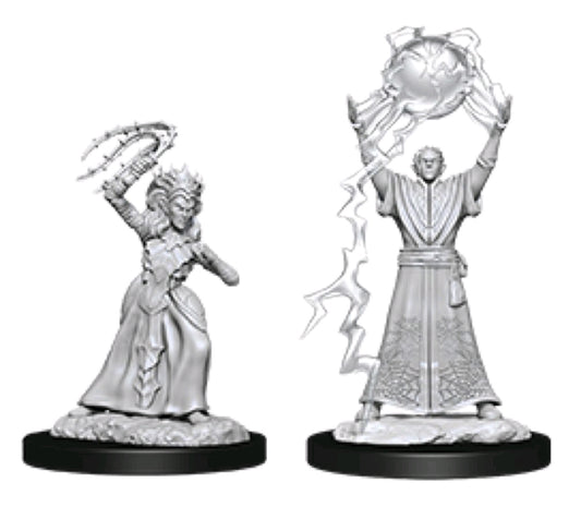 D&D Figure: Drow Mage & Drow Priestess