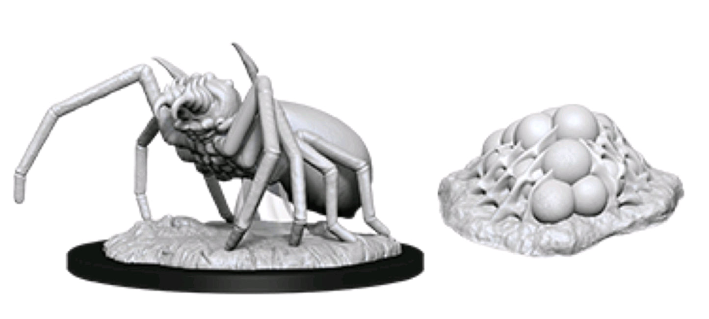 D&D Figure: Giant Spider & Egg Clutch
