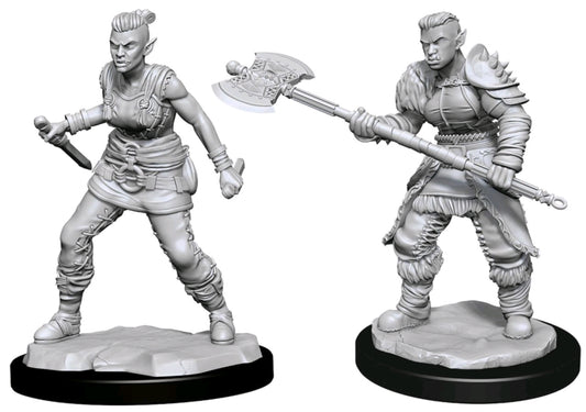 D&D Figure: Orc Barbarian Female