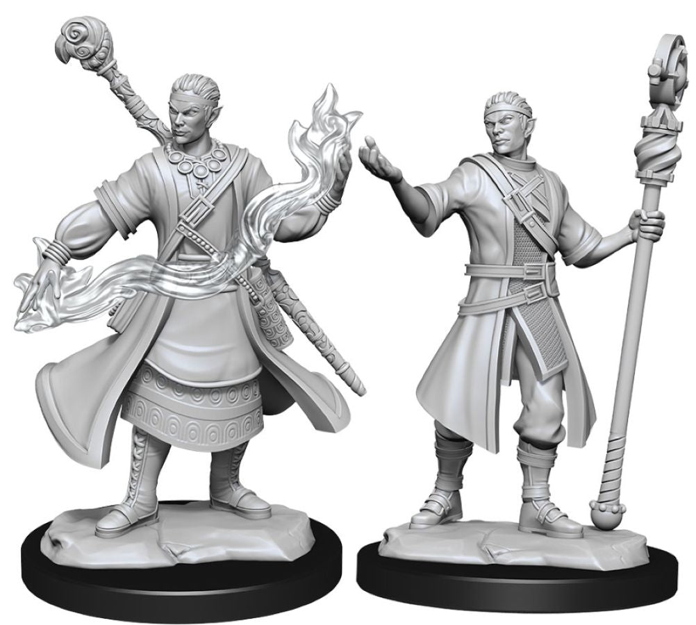 D&D Figure: Half Elf Wizard Male