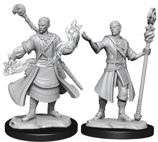 D&D Figure: Half Elf Wizard Male