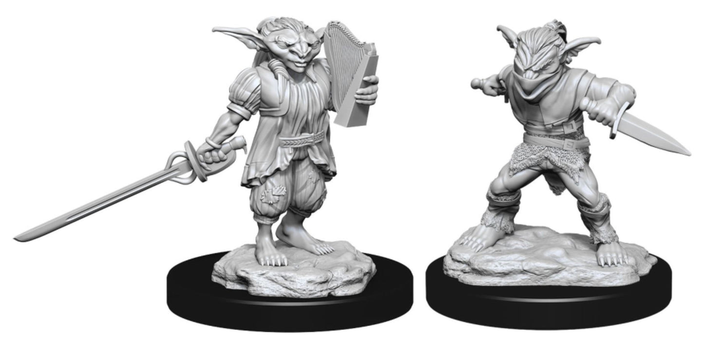 D&D Figure: Goblin Rogue M & Bard F