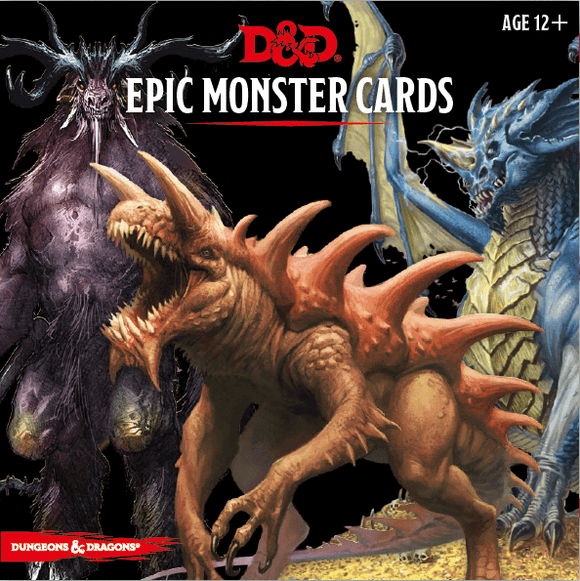 D&D Spellbook Cards: Epic Monster Deck