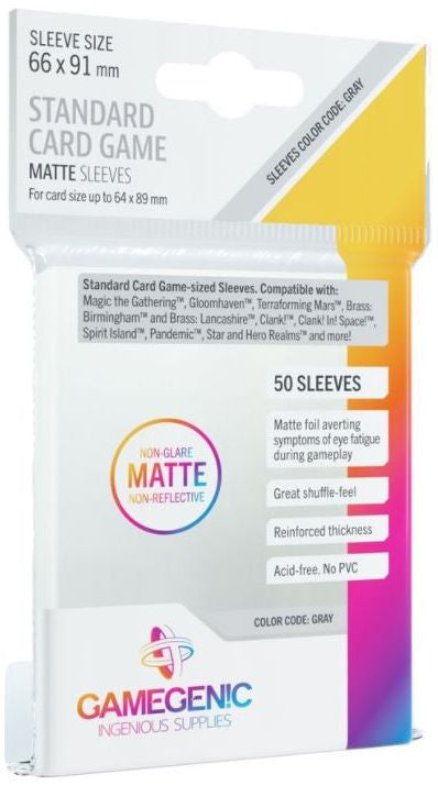Gamegenic: Matte Sleeves 66x91 (50pk)