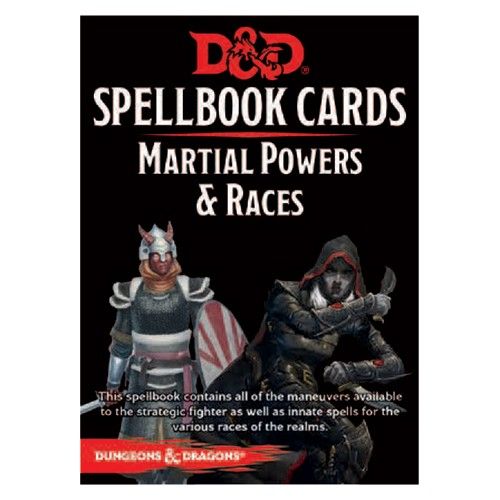 D&D Spellbook Cards: Martial Deck 2017