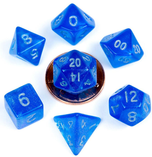 MDG Dice: 10mm Stardust Blue
