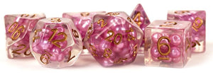 MDG Dice: 16mm Pink w/Copper Pearl